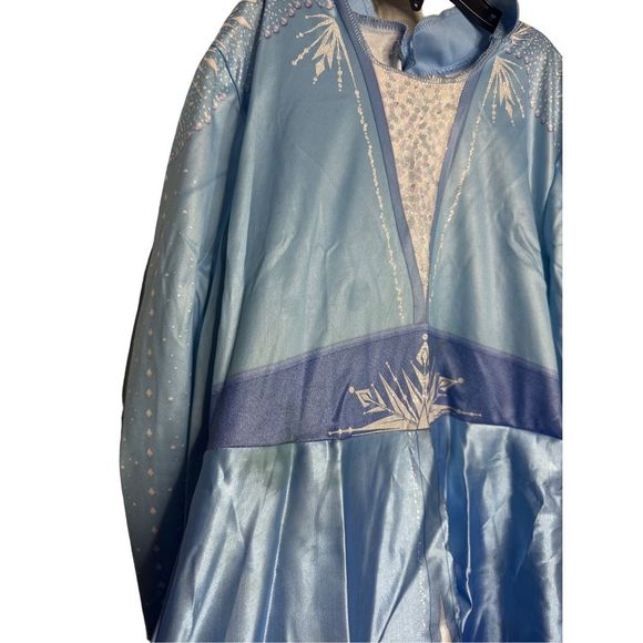 Disney Store Girls Frozen 2 Princess Elsa Traveling Outfit Blue Costume‎ Medium - Picture 7 of 11